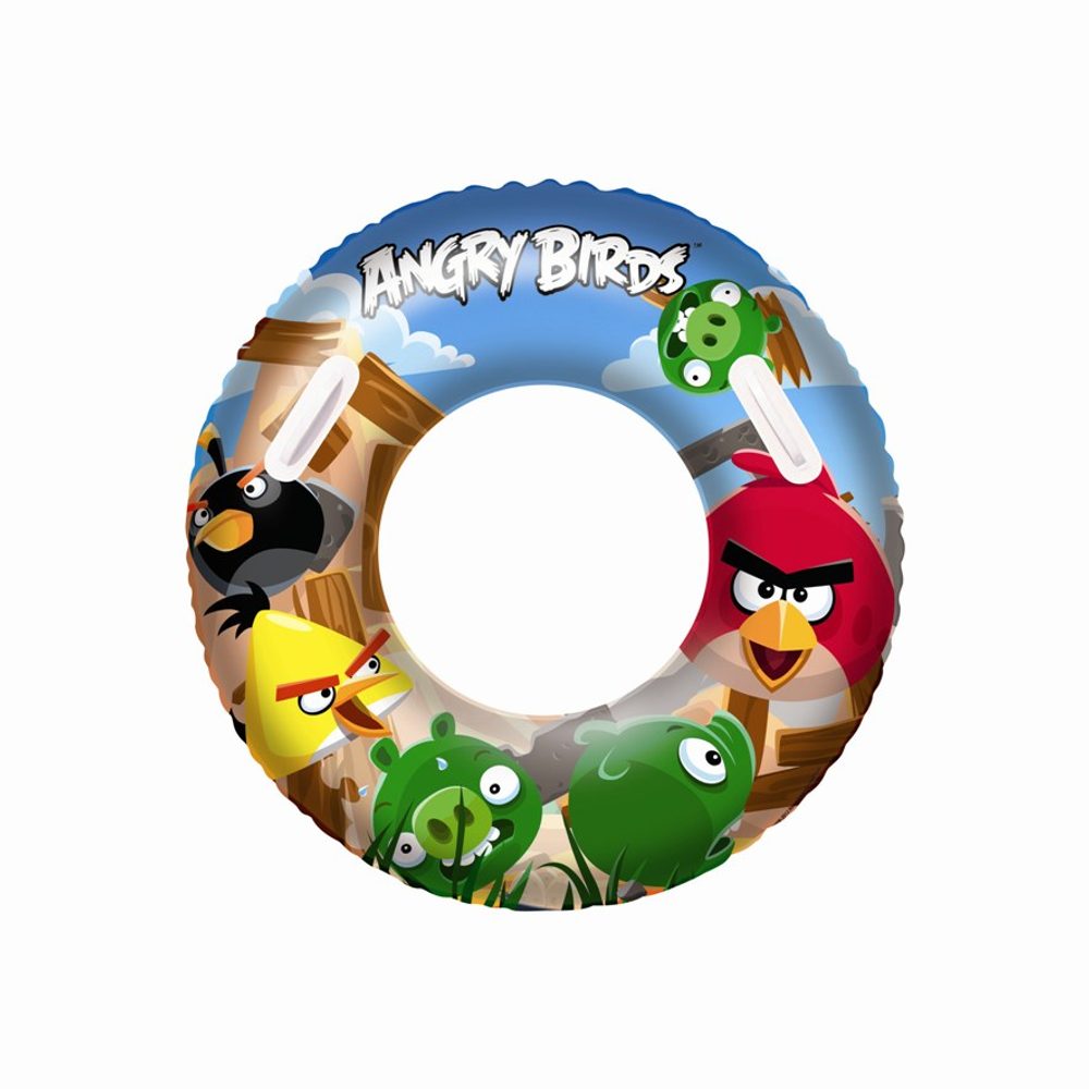 Bestway Nafukovací kruh velký - Angry Birds, průměr 91 cm