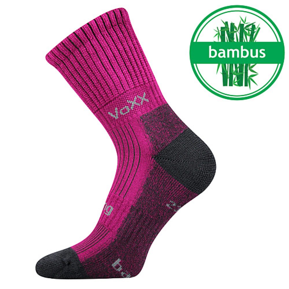 Levně VoXX Dětské bambusové ponožky Bomber - fuxia - 39-42