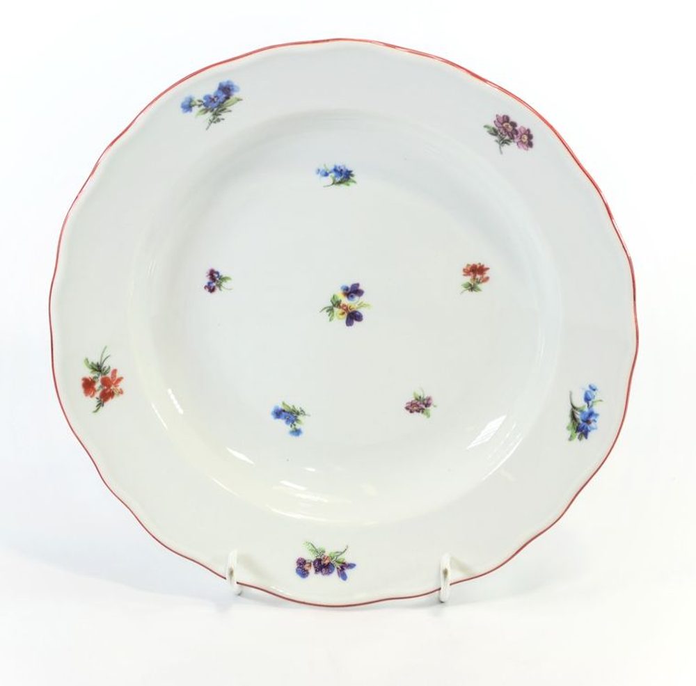 Levně talíř d24cm hluboký RAK. HÁZENKA, čes.porcelán