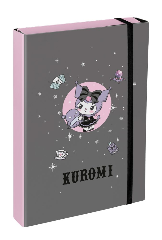 Levně BAAGL Desky na školní sešity A4 Jumbo Kuromi Grey