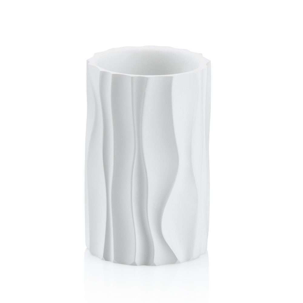 Levně KELA Hrnek Merida polyresin bílý 10,5 cm 7,0 cm KL-23761