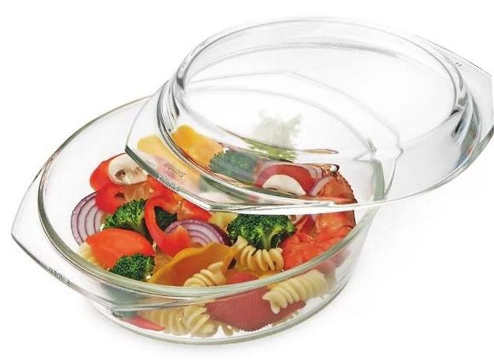 Levně mísa 2,0 l kulatá+0,9l víko,d22,8x10,2cm,var.sklo,zapék. SIMAX