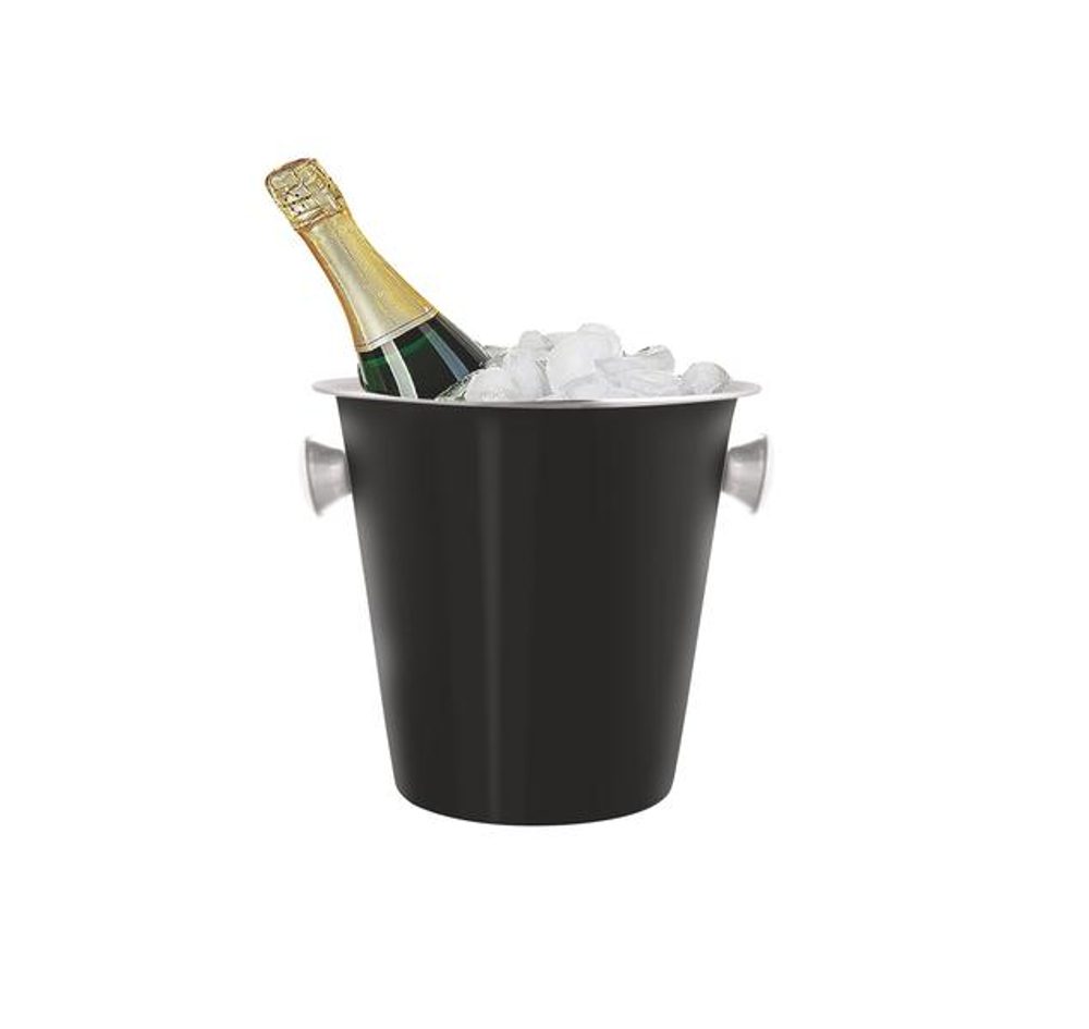 Levně TORO CHLADIČ NA ŠAMPAŇSKÉ PRŮM. 22 CM, NEREZ, ČERNÁ