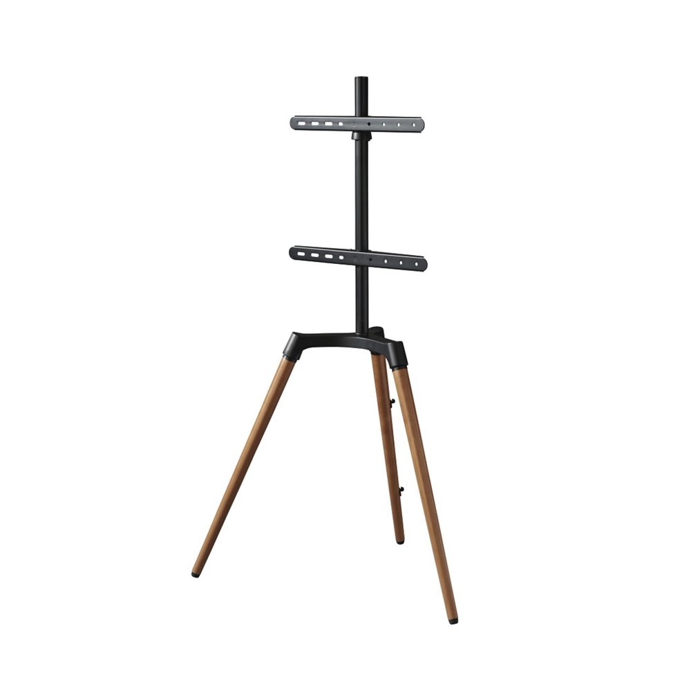 Levně Hama podlahový TV stojan Real Wood, 400x400, dřevo