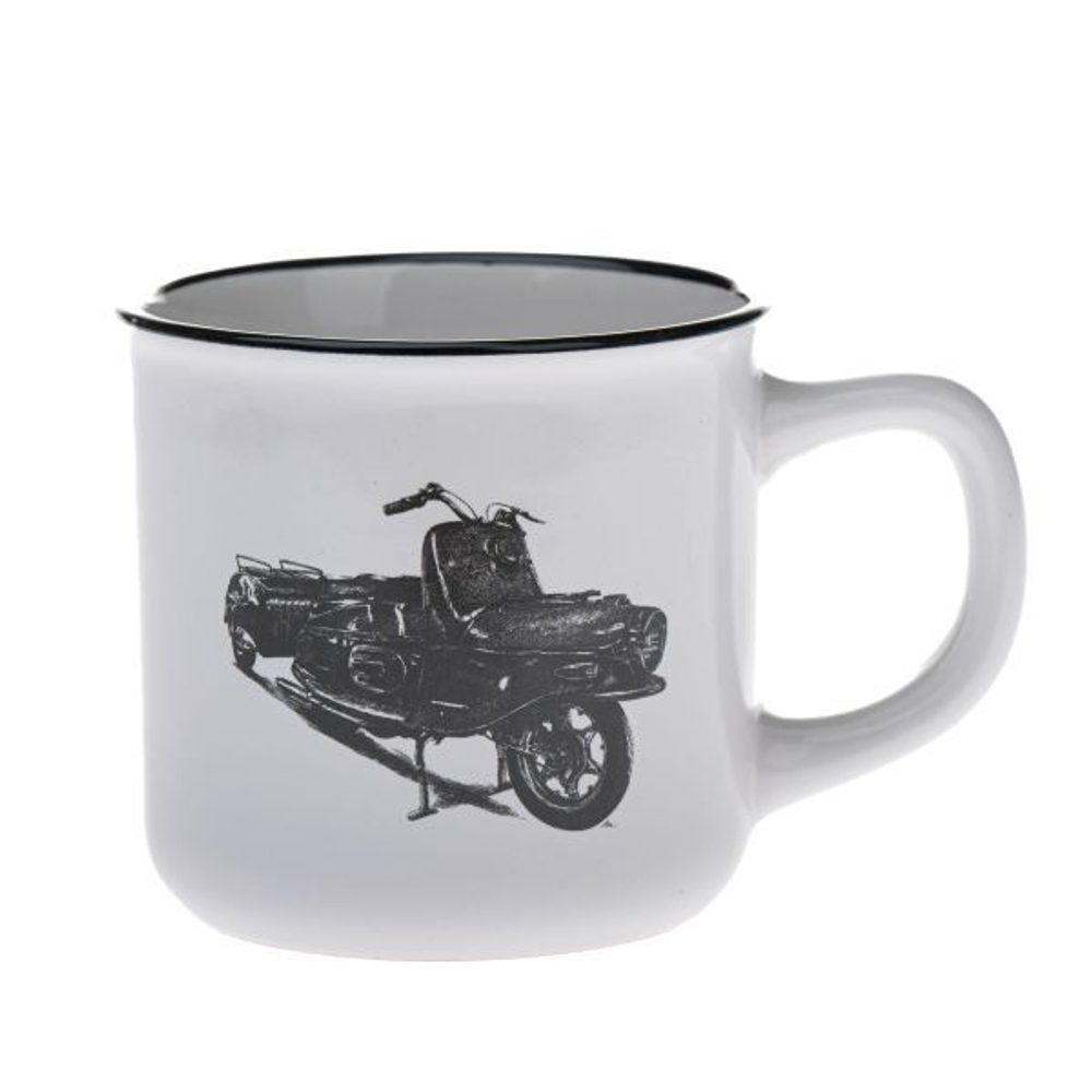 Levně hrnek 330ml-1ks-SKÚTR ČZ 175/501 PRASE RETRO, d 9x8,5cm, keramika