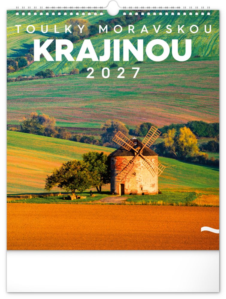 Levně NOTIQUE Nástěnný kalendář Toulky moravskou krajinou 2027, 30 x 34 cm