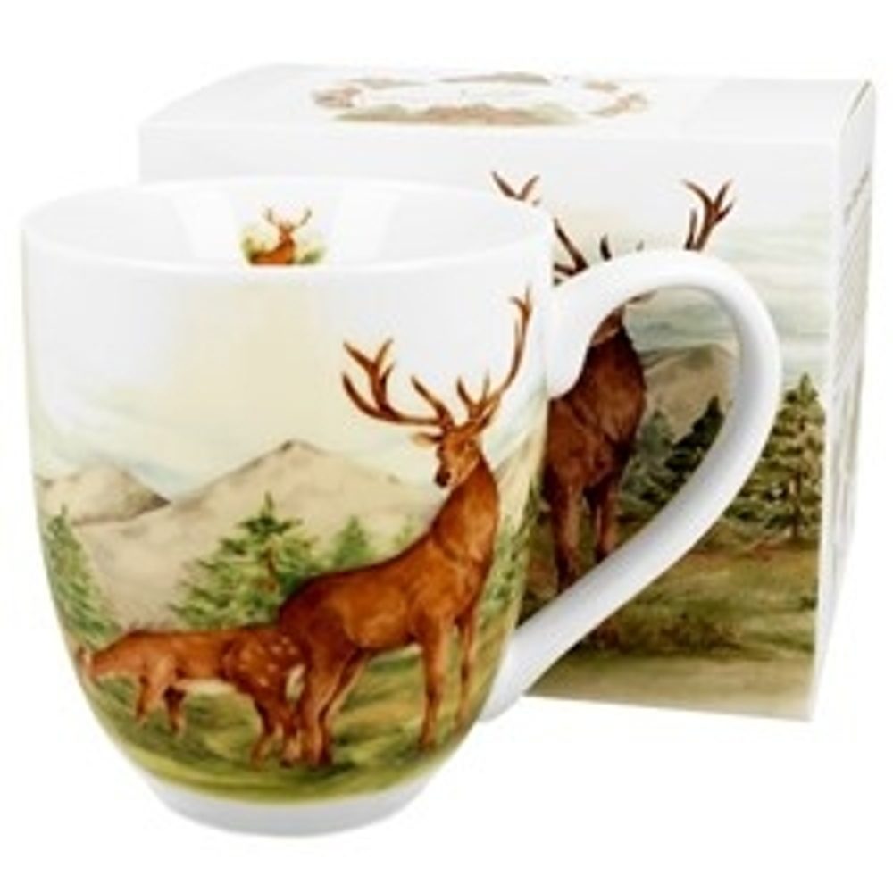 Levně hrnek 1000ml JELEN XXL, porcelán, DB