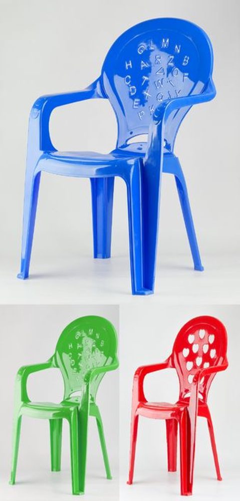 Levně křesílko dětské 3druhy, MIX barev, 60x45x35,plast