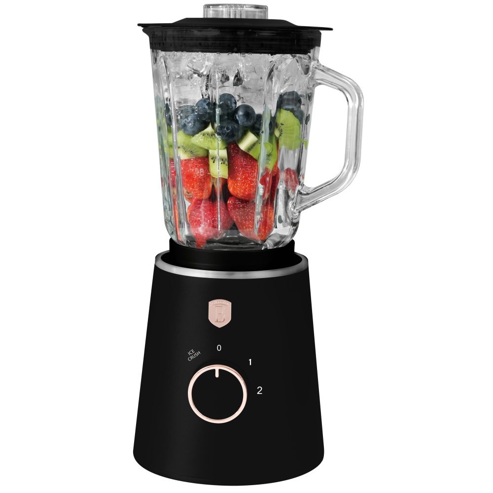 BERLINGERHAUS Stolní mixér se skleněnou nádobou 1,5 L 1000 W Black Rose Collection BH-9821