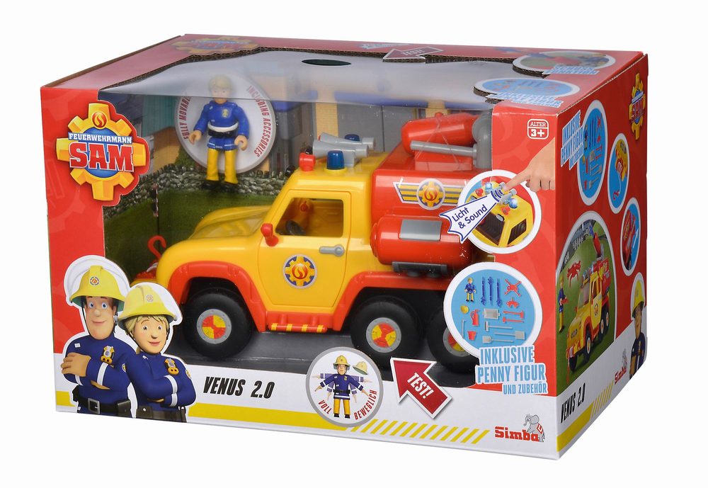 Levně Požárník Sam Hasičské auto Venuše 2.0 s figurkou