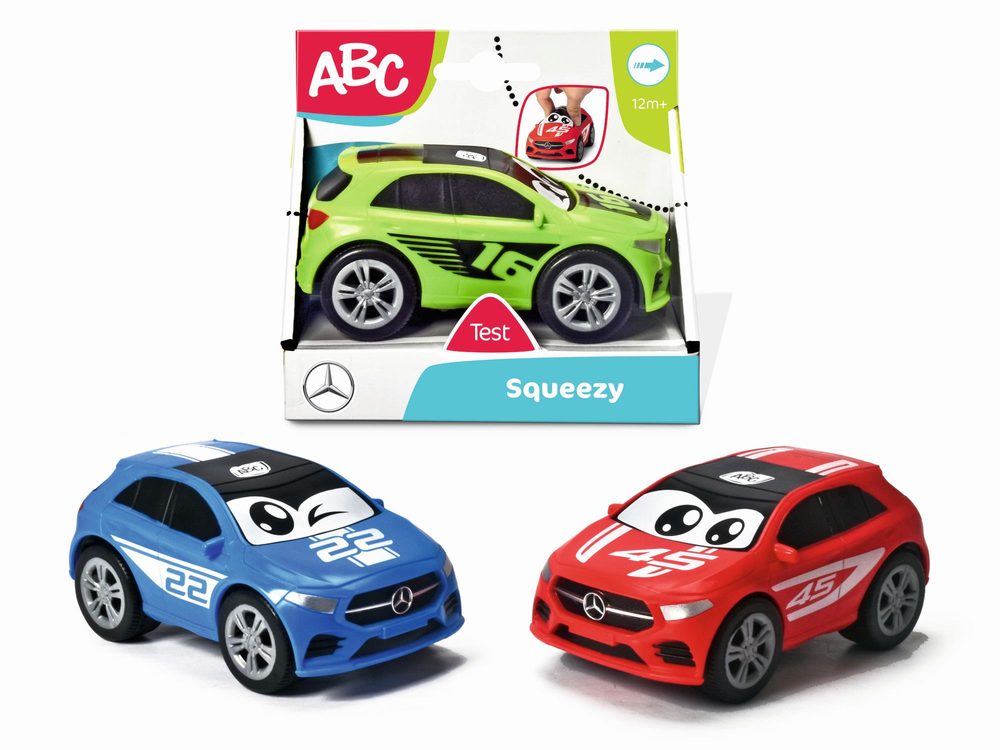 Levně ABC Mercedes Squeezy, 11 cm, 3 druhy