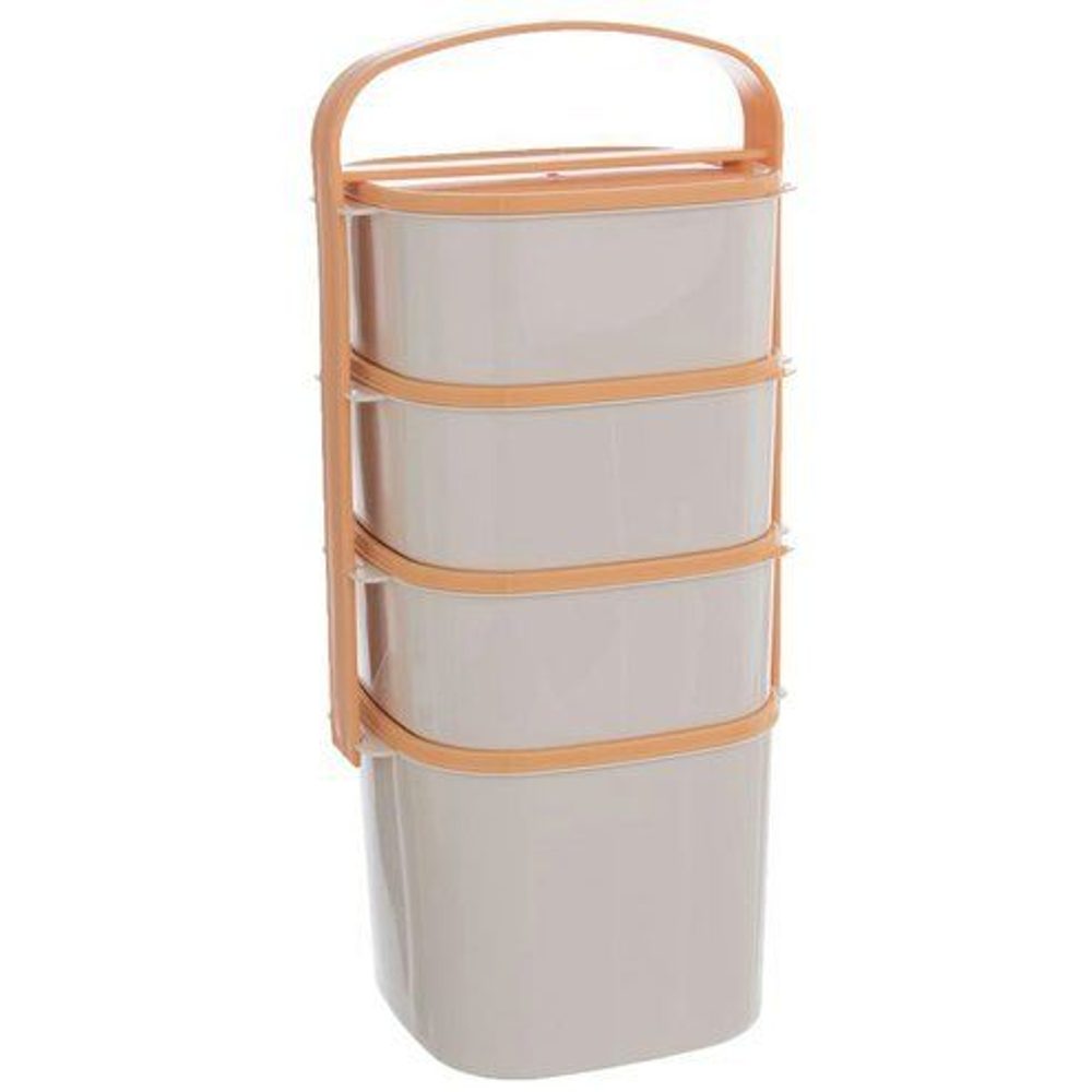 Levně jídlonosič 4D (1x2,0l+3x1,15l) ALMI plus, čtverc., plast