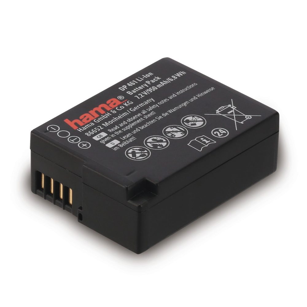 Levně Hama fotoakumulátor typ Panasonic DMW-BLC12, Li-Ion 7,2 V/950 mAh