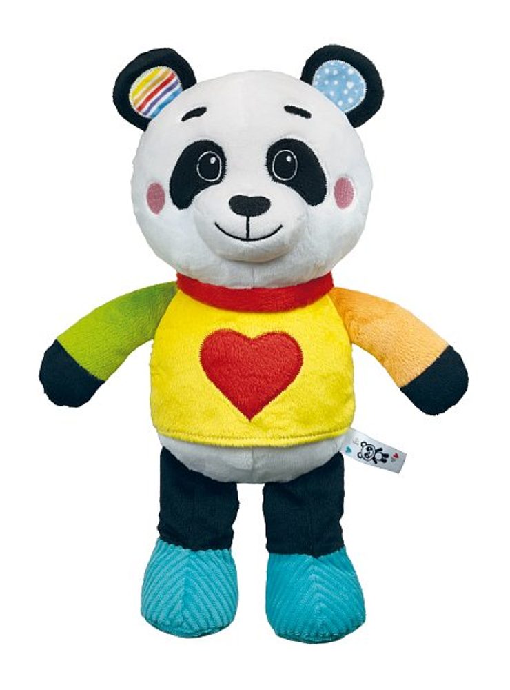 Levně CLEMENTONI Mazlící plyšová Panda se zvuky
