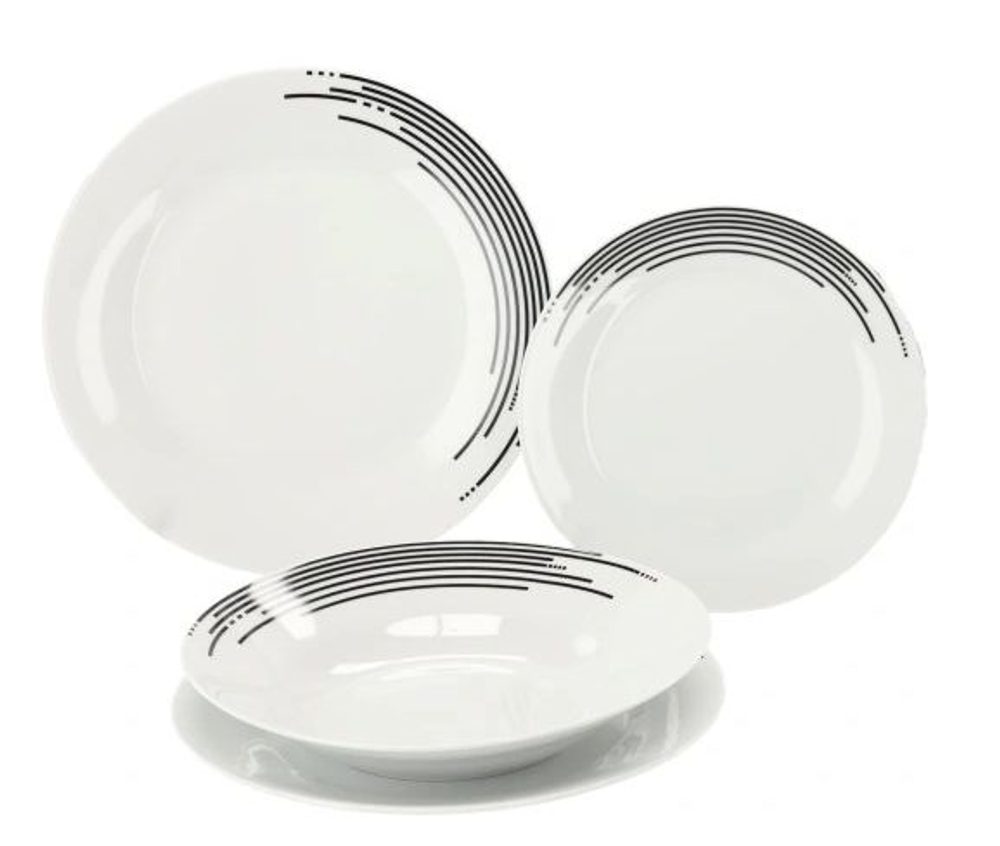 Levně soupr.18díl.jídelní OBLOUKY, porcelán