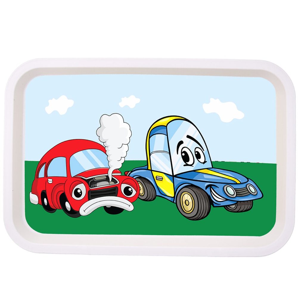 Levně Servírovací dětský tác AUTO 30,5x21 cm