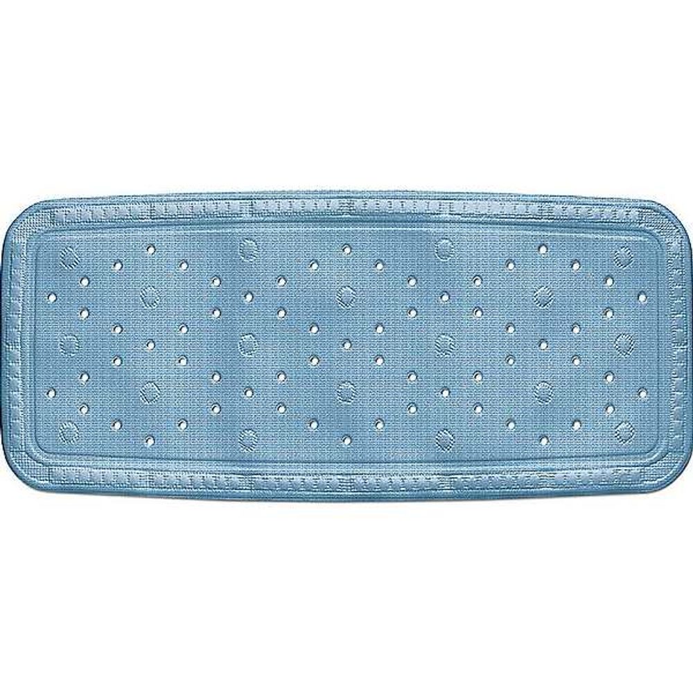 Levně KELA Vanová podložka KRETA PVC modrá 92x36cm KL-22379