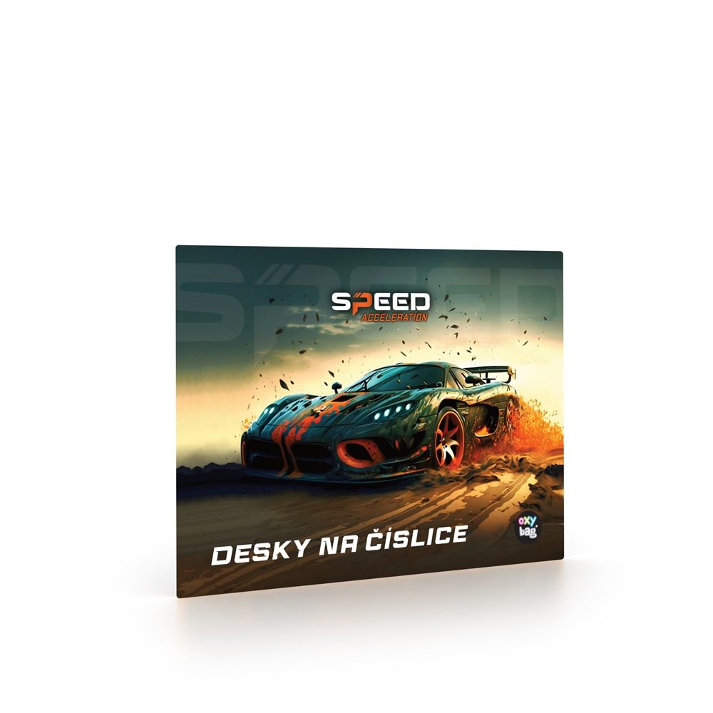 Levně Karton P+P Desky na číslice auto
