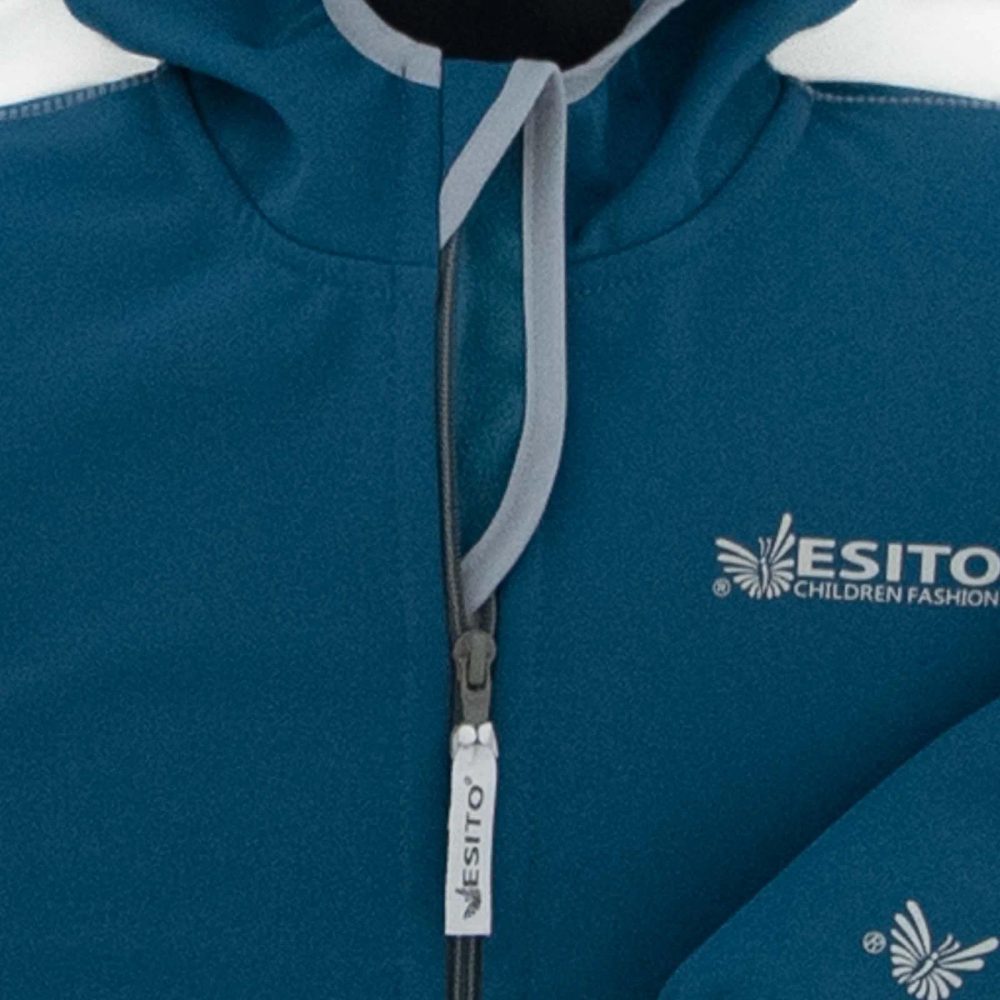 ESITO Dětská softshellová bunda DUO Forest - hnědá - 98 hnědá