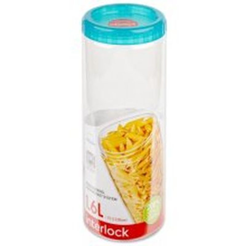 Levně dóza 1,60l INTERLOCK, d 9,5x25,8cm, plast