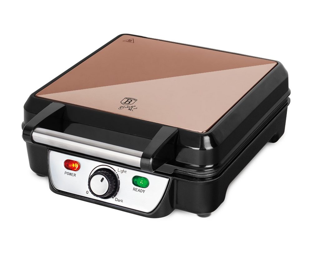 Levně BERLINGERHAUS Vaflovač na 4 vafle Rosegold Metallic Line BH-9452