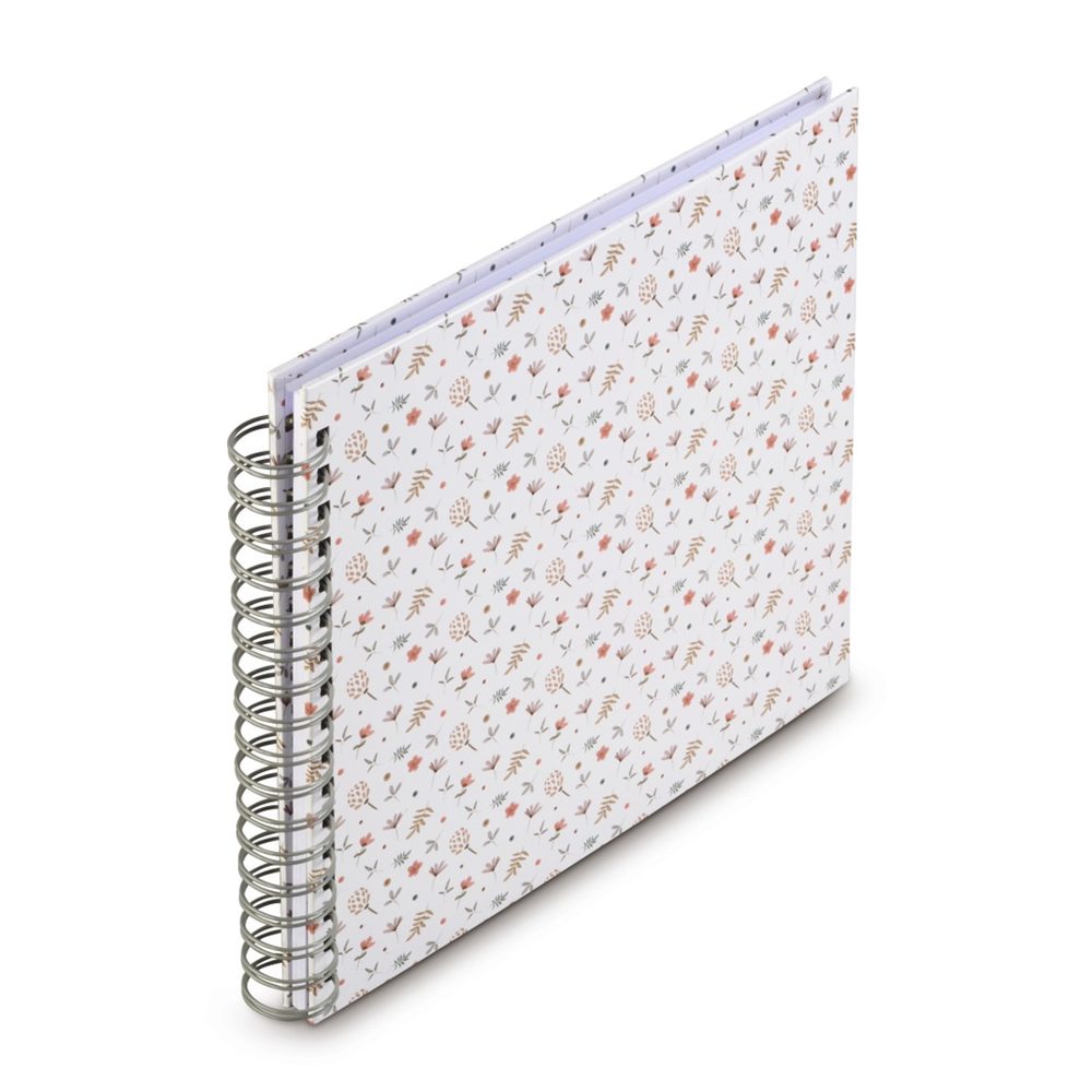 Levně Hama album klasické spirálové FLORAL 28x24 cm, 50 stran