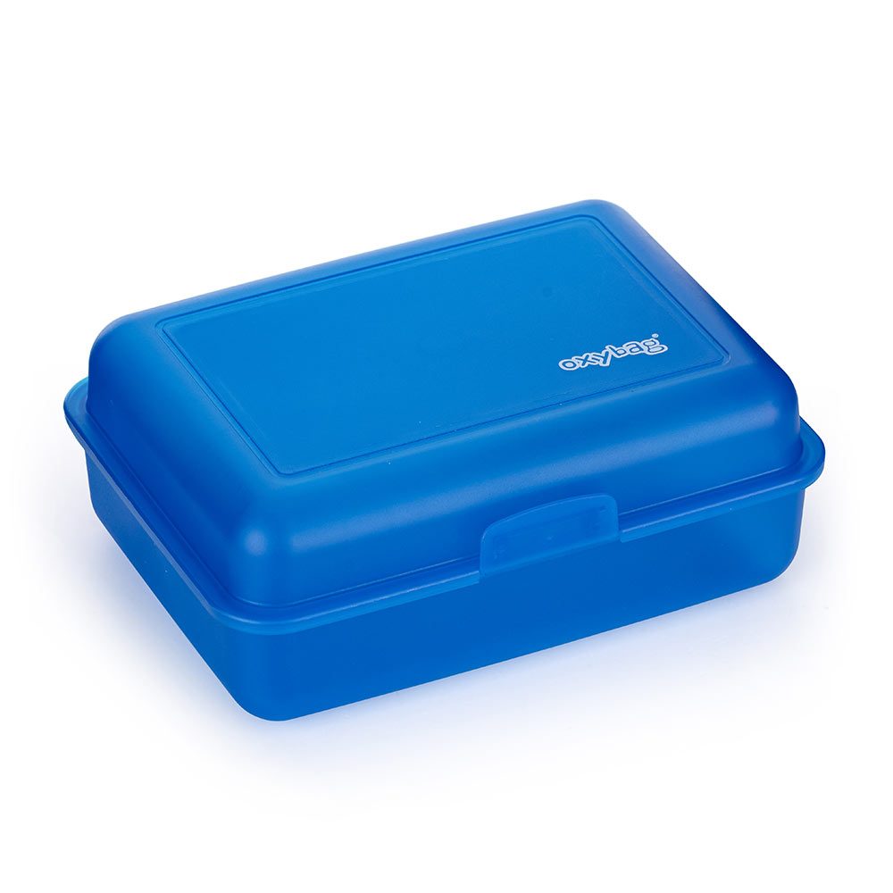 Levně Karton P+P Box na svačinu modrá-mat
