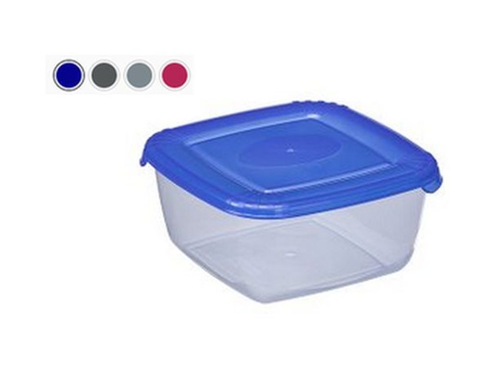 Levně box 0,46l, čtverc. POLAR, 11,4x11,4x5,6cm, plast