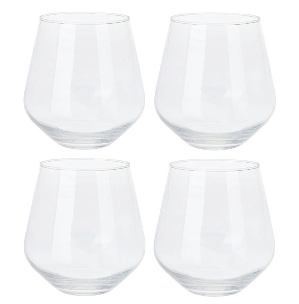 Levně EXCELLENT HOUSEWARE Sklenice na whisky sada 4 ks 450 ml KO-CC7001550
