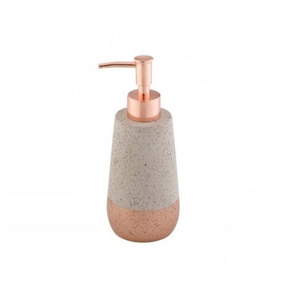 Levně dávkovač 0,18l mýdla BETON, staroměď, d7,3x19,5cm