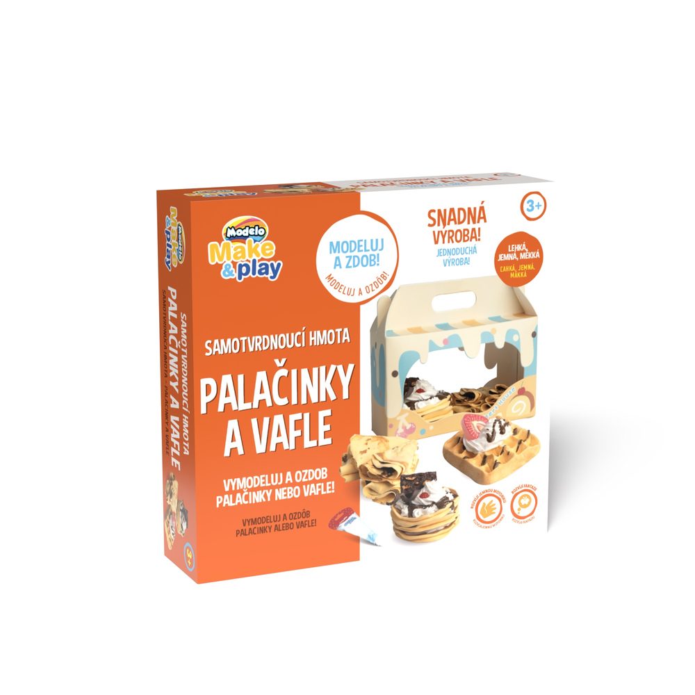 Levně MODELO Samotvrdnoucí hmota - Palačinky a vafle