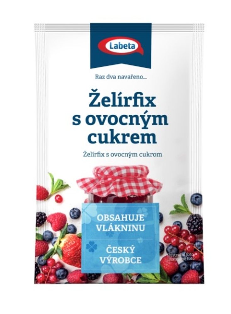 želírfix 20g s ovocným cukrem 1:1 QQ, sáček