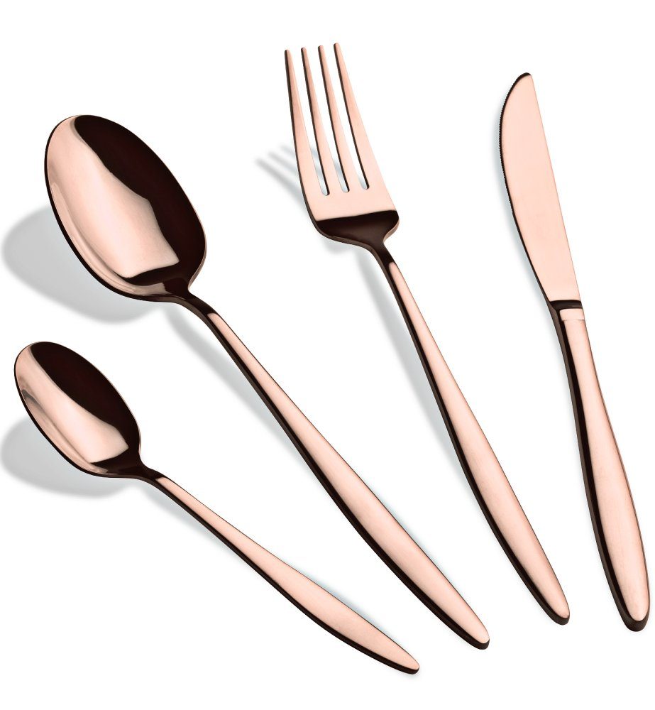 Levně BERLINGERHAUS Sada příborů 24 ks Rosegold Metallic Line BH-3062