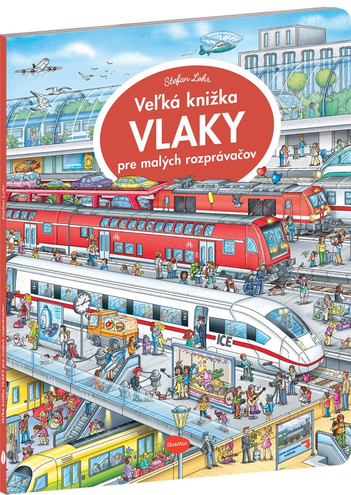 Levně Veľká knižka VLAKY pre malých rozprávačov