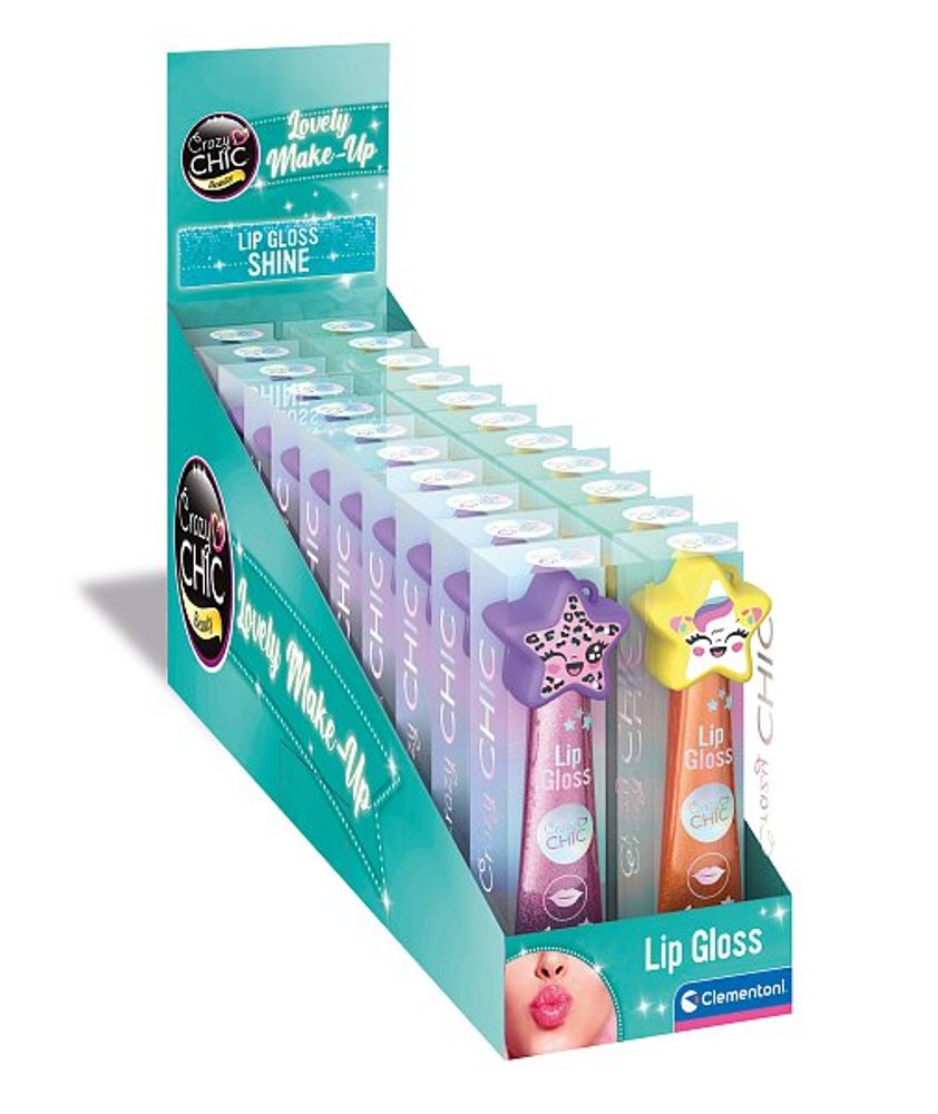 Levně CLEMENTONI Crazy CHIC - Lovelly Collection - Lesk na rty ROLL-ON, assort