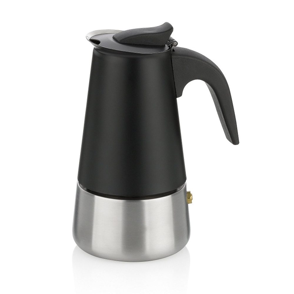 Levně KELA Konvice na espresso Ferrara nerez černá 17,0 cm 9,0 cm 200,0 ml KL-10898