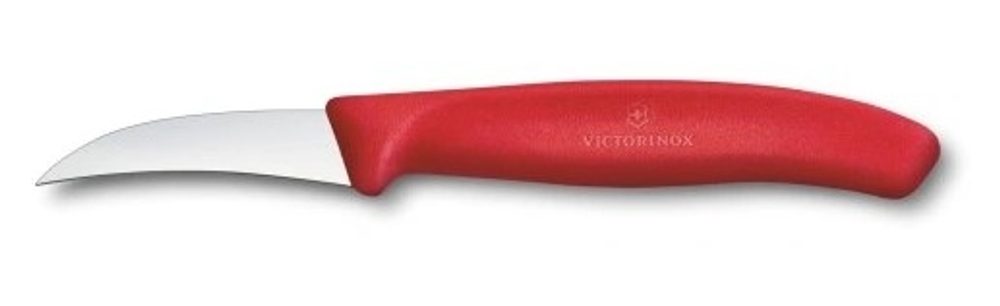 Levně nůž 6cm tvarovací Victorinox červený plast