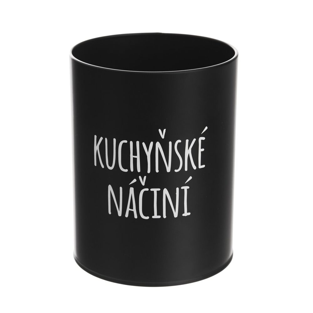 Levně Stojan Kuchyňské náčiní BLACK