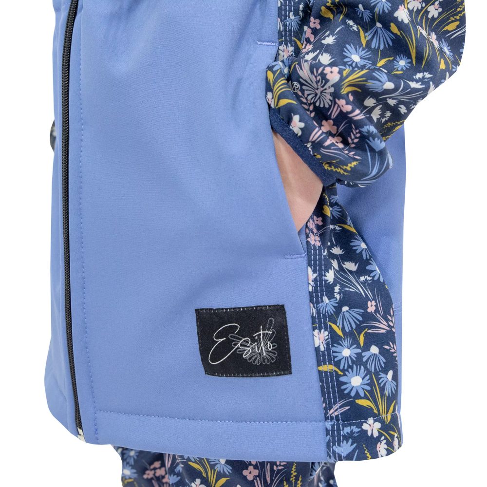 ESITO Dívčí parka Elega Meadows flowers - modrá / 86 - 128 modrá (obrázek 11)