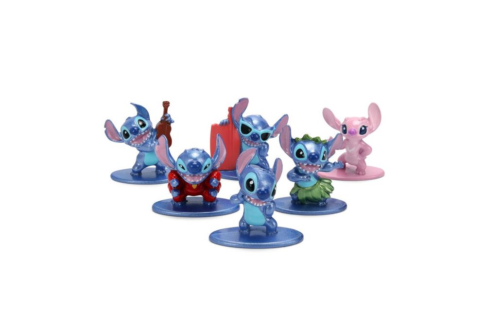 Levně Stitch Kovové sběratelské nanofigurky 1,65" sada 6 ks