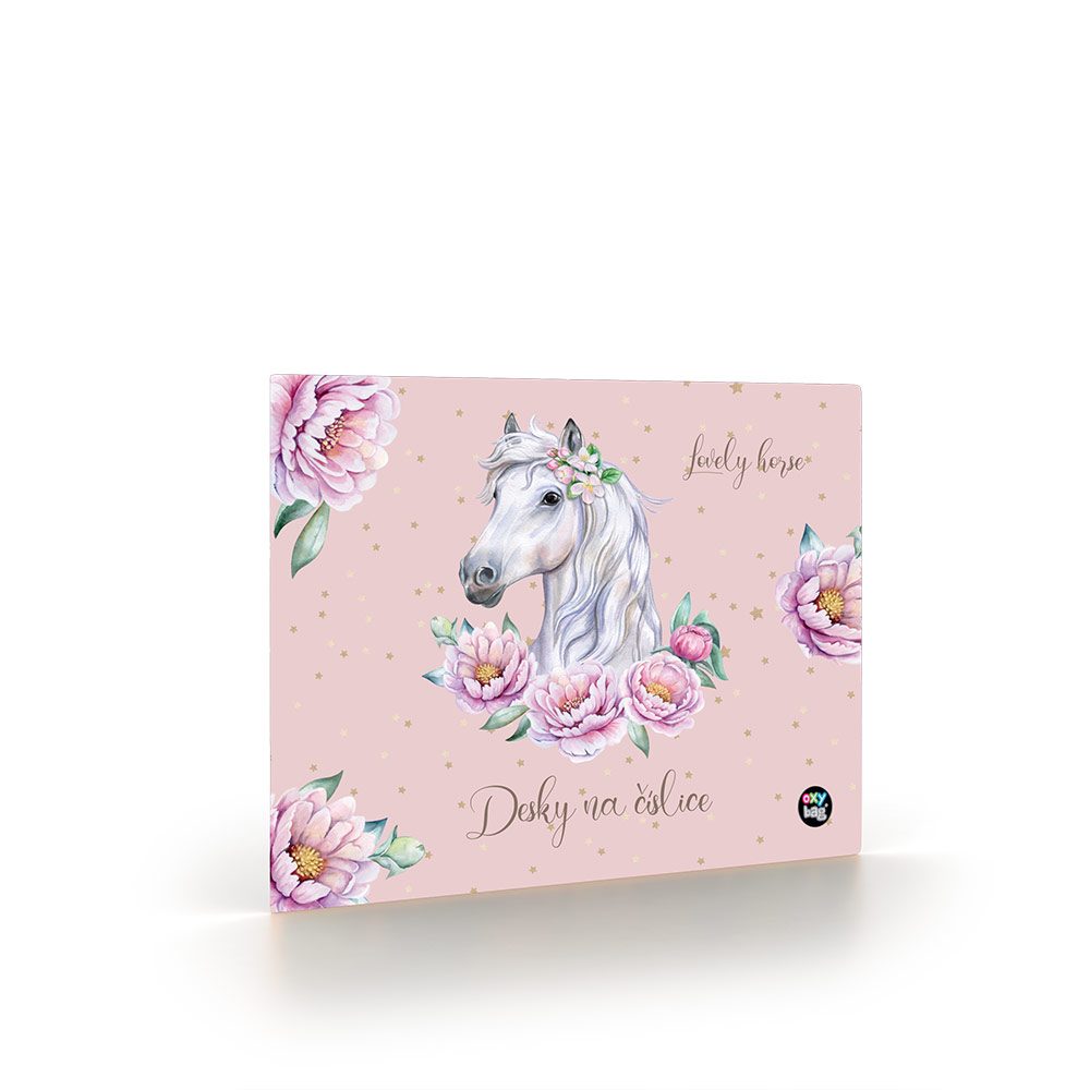 Levně Karton P+P Desky na číslice kůň romantic 3-93923