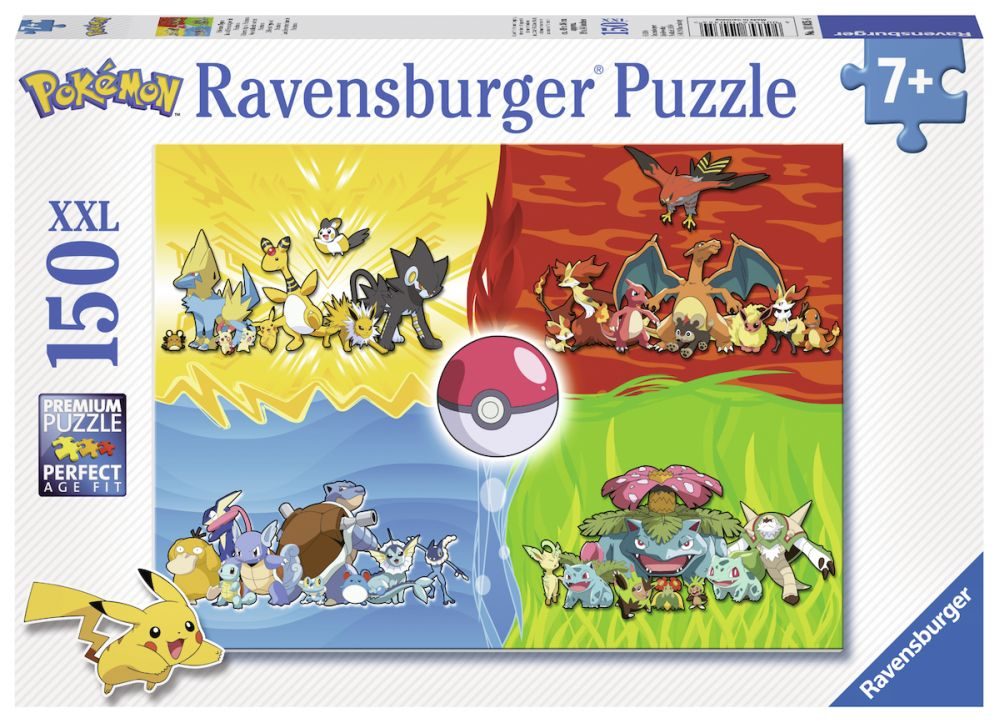 Levně Druhy Pokémonů 150 dílků