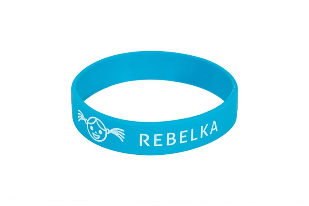 Levně Náramek na ZDRAVOU LAHEV Rebelka - modrý