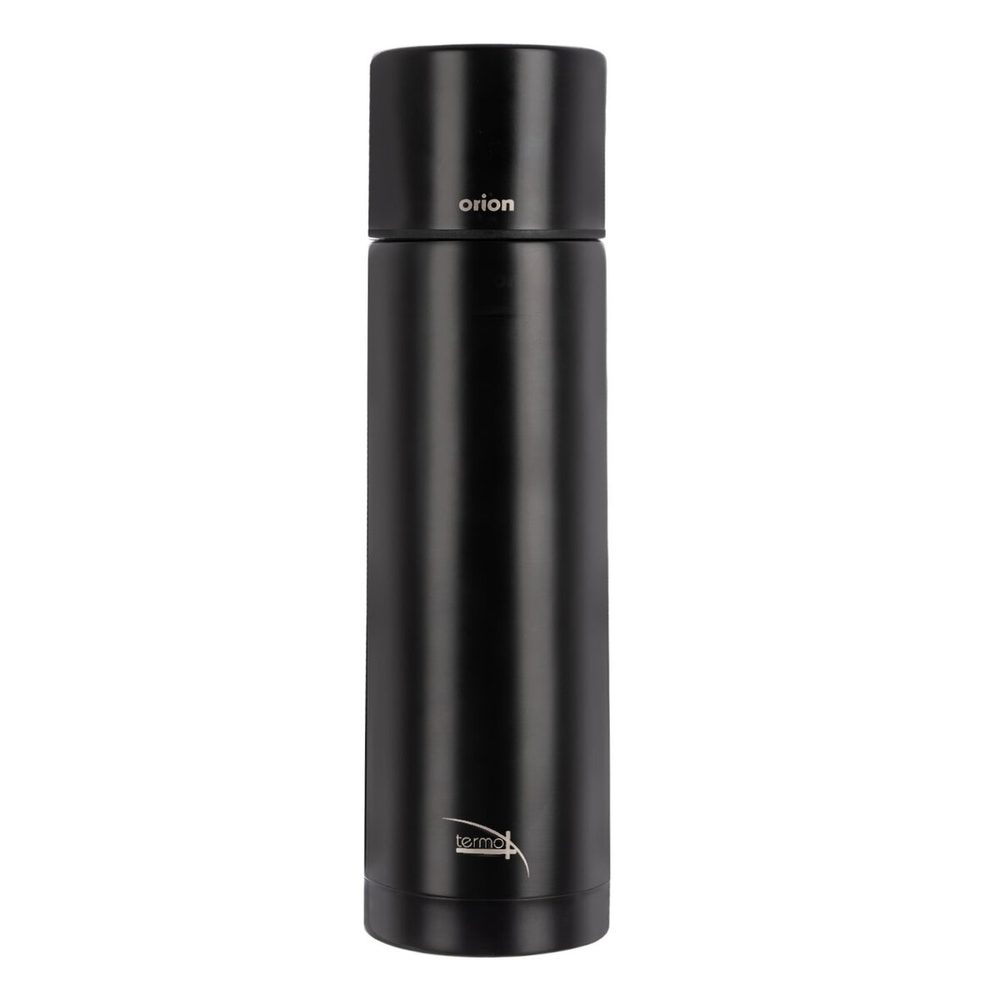 Levně O Termoska nerez TERMO 1,1 l černá