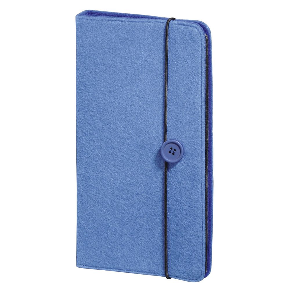 Levně Hama Felt, pouzdro pro 48 CD/DVD/Blu-ray disků, filcové, modré