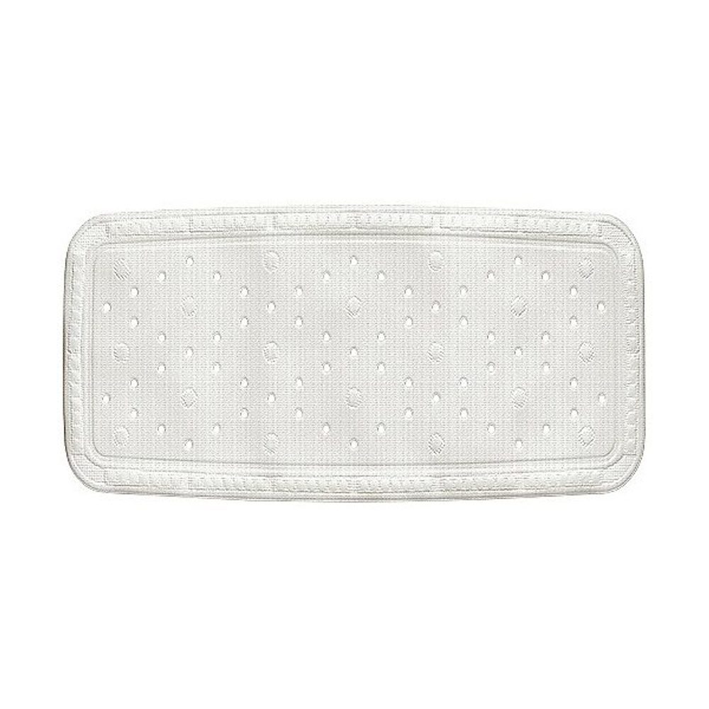 Levně KELA Vanová podložka KRETA PVC bílá 92x36cm KL-22362