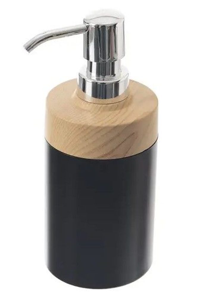 Levně dávkovač 0,38l mýdla BLACK Limp, d7x17,5cm, plast