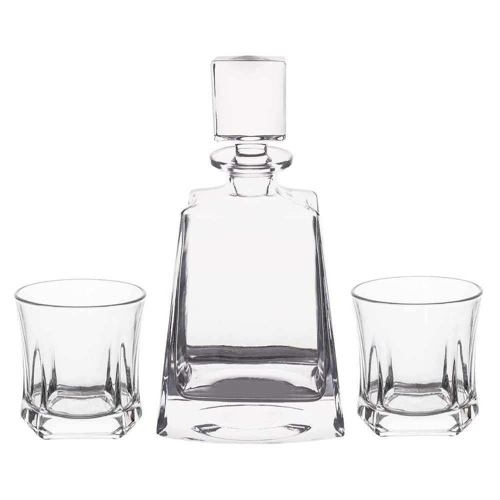 Levně Karafa na whisky Imperial robust 0,78 l+2 sklenice, sada