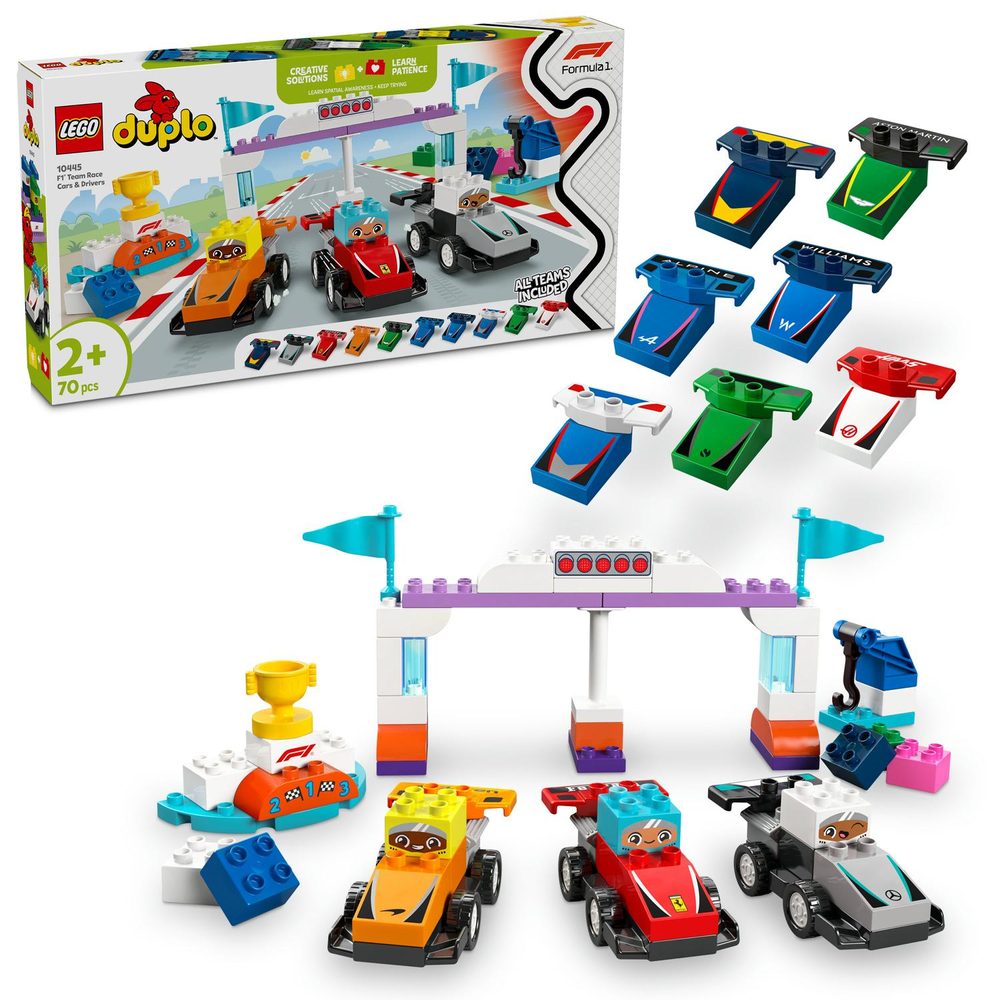 Levně Závodní auta a řidiči týmu F1®