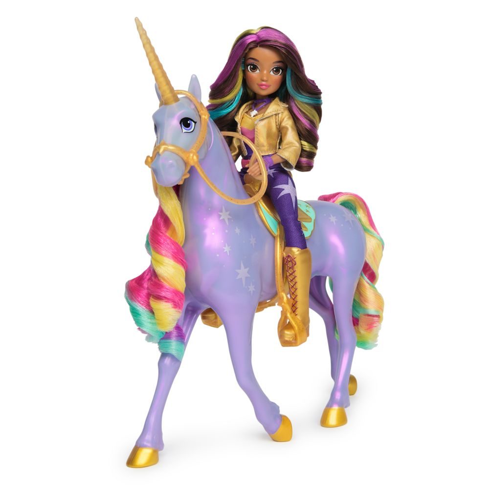 Spin Master UNICORN ACADEMY SVĚTELNÝ JEDNOROŽEC WILDSTAR 24 CM